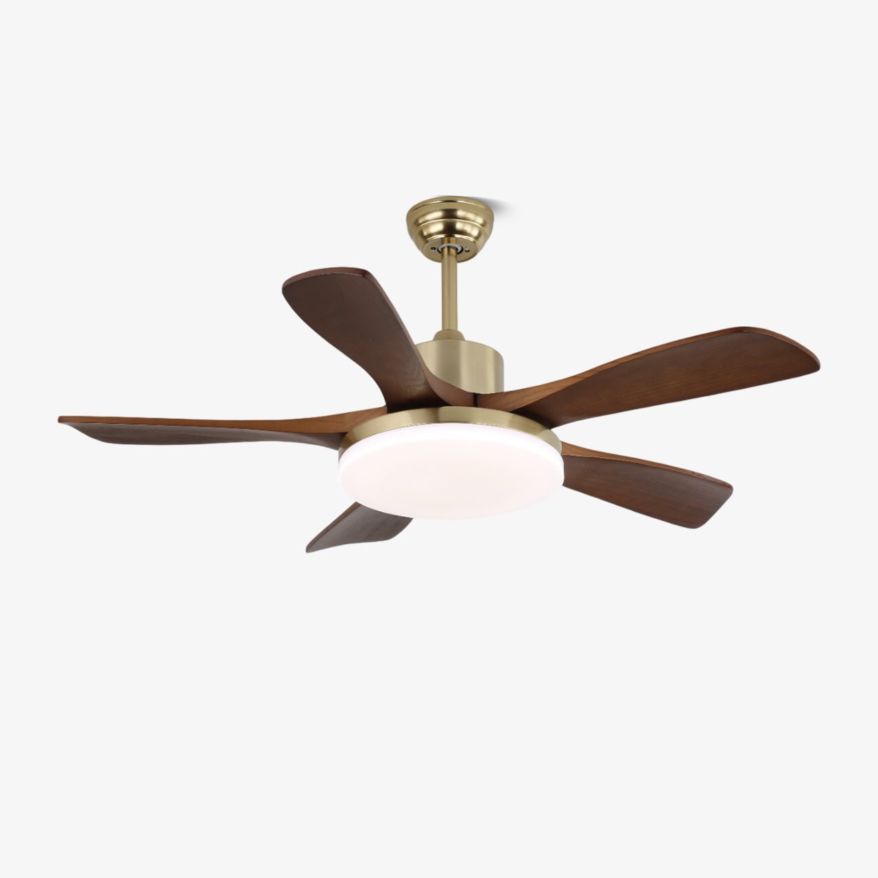 Ventilatore da soffitto Aurelia in legno con pale in legno