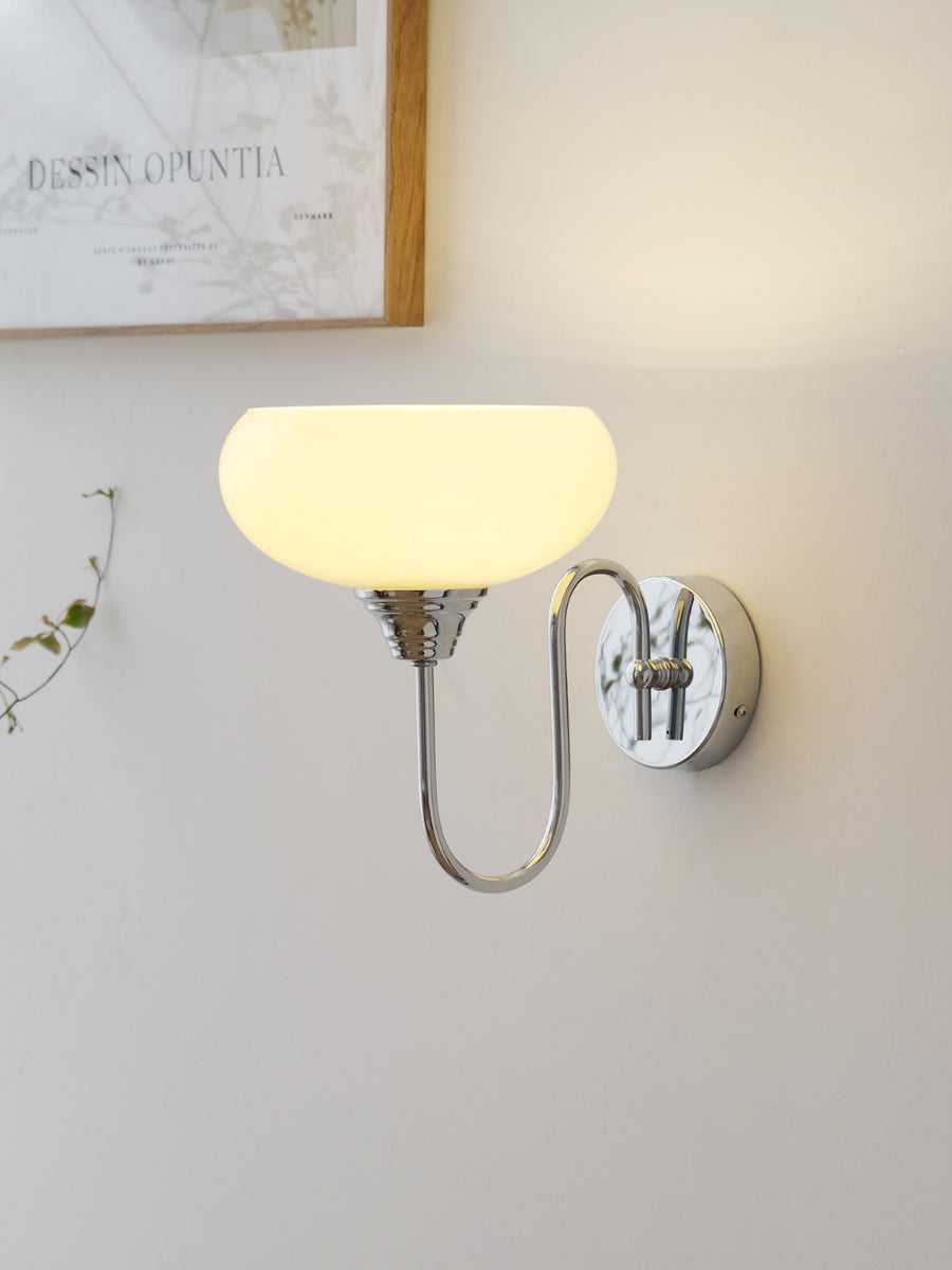 Ophaan Modern Minimalist Glass Metal Wall Light - Lamp Copper