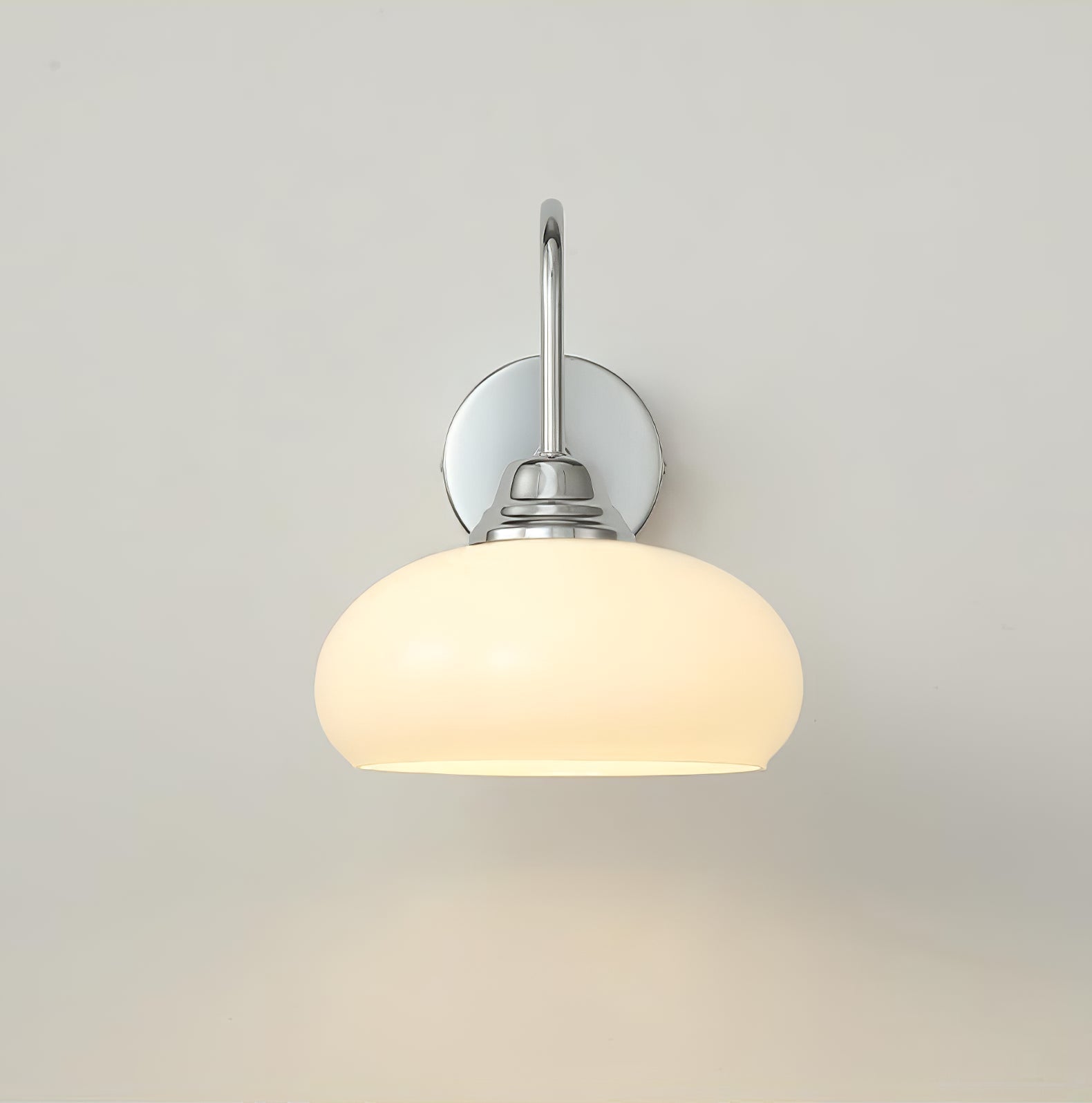 Ophaan Modern Minimalist Glass Metal Wall Light - Lamp Copper