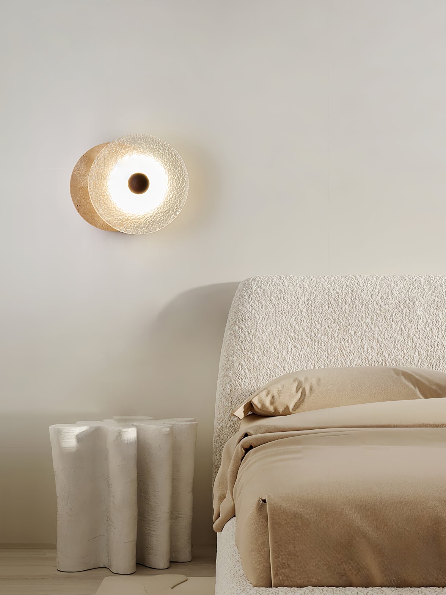Olivia Travertine Wall Light - Neutralighting