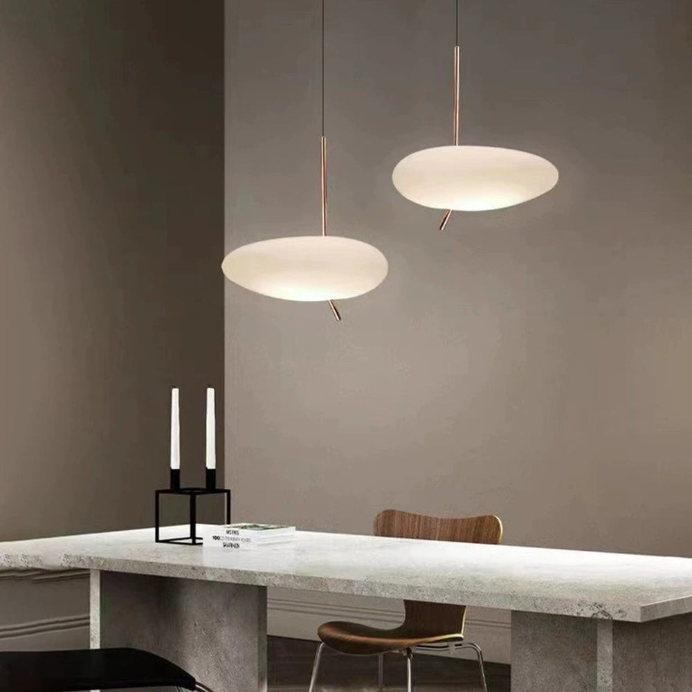 Valentina Moderno Pebbles Acrilico Metallo Lampade a Sospensione Soggiorno