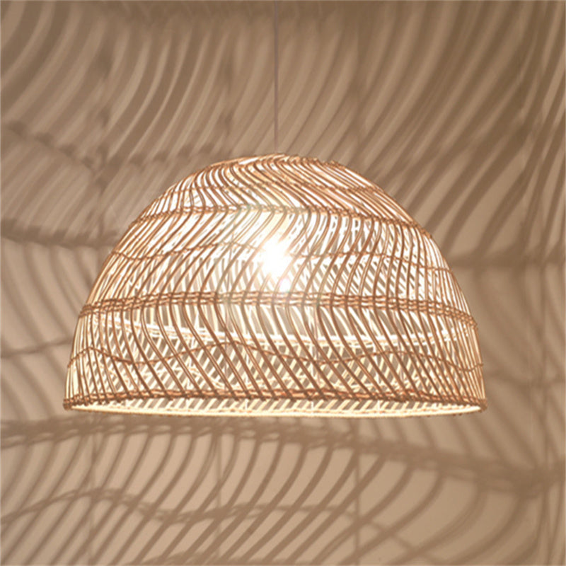Ritta Vintage Metallo Rattan Sospensione Legno Soggiorno Camera da letto