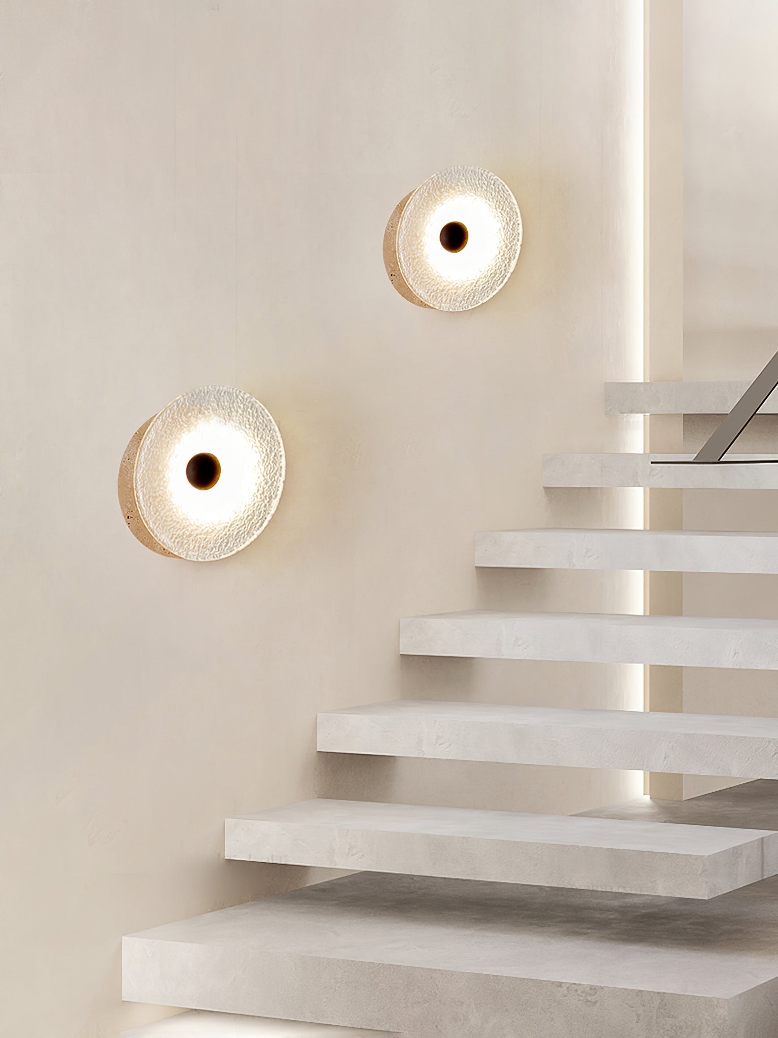 Olivia Travertine Wall Light - Neutralighting