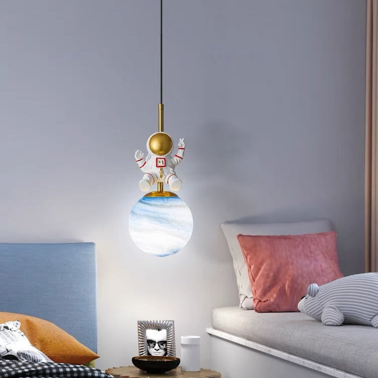 Arisha Design Luna Metallo Acrilico Lampade a Sospensione Oro