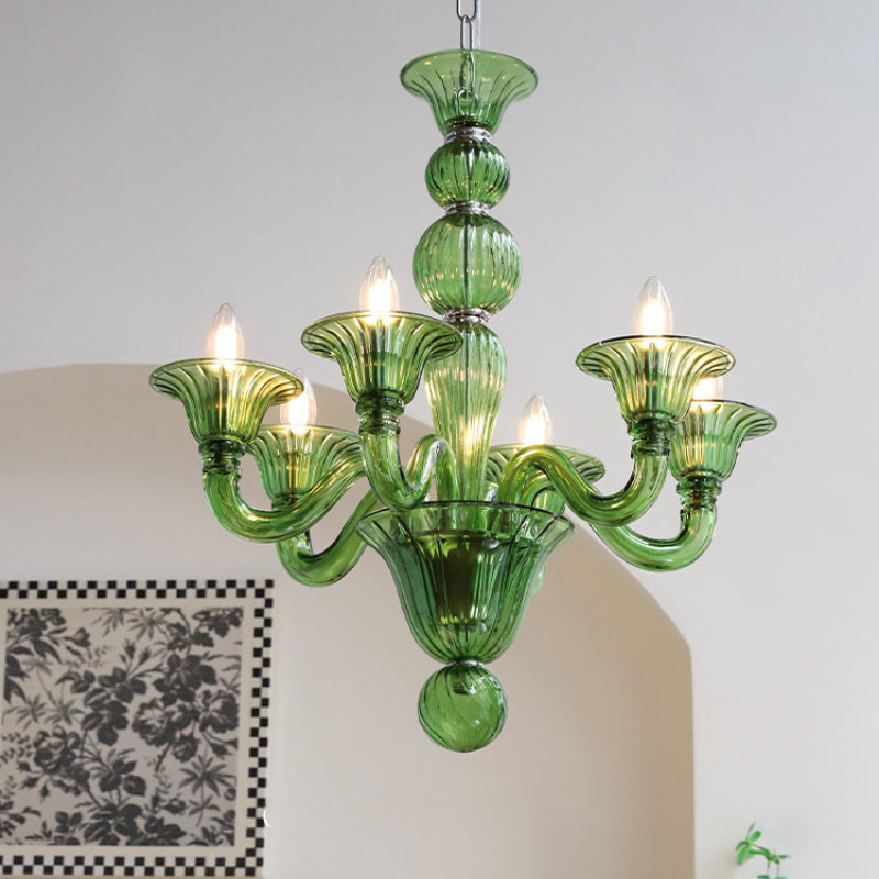 Silva Retro Lampadari Metallo Vetro Sala da Pranzo Soggiorno