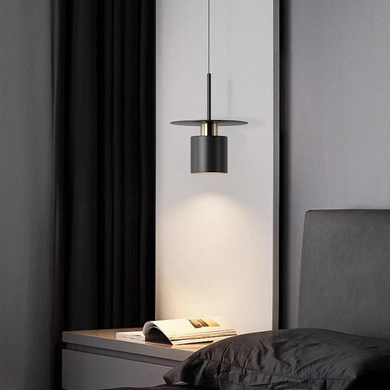 Valentina Industriale Metallo Sospensione Nero/Bianco/Rame Soggiorno/Camera da letto