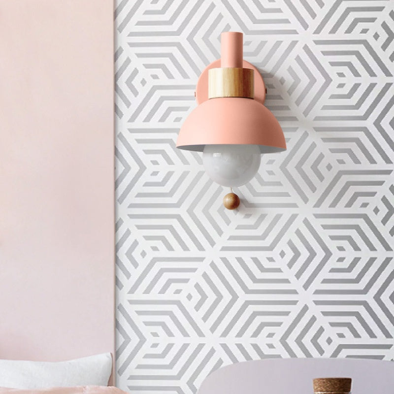 Valentina Moderno Metallo/Vetro Applique Bianco/Giallo/Rosa/Verde Camera da letto/Soggiorno