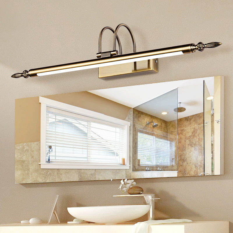 Arisha LED Applique Metallo Nero Lineare Moderno
