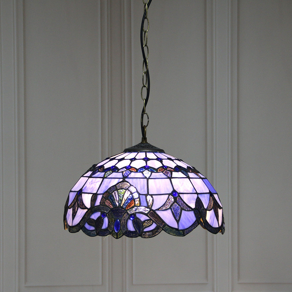 Tiffany Vintage Metallo Vetro Lampade a Sospensione Camera da Letto Soggiorno