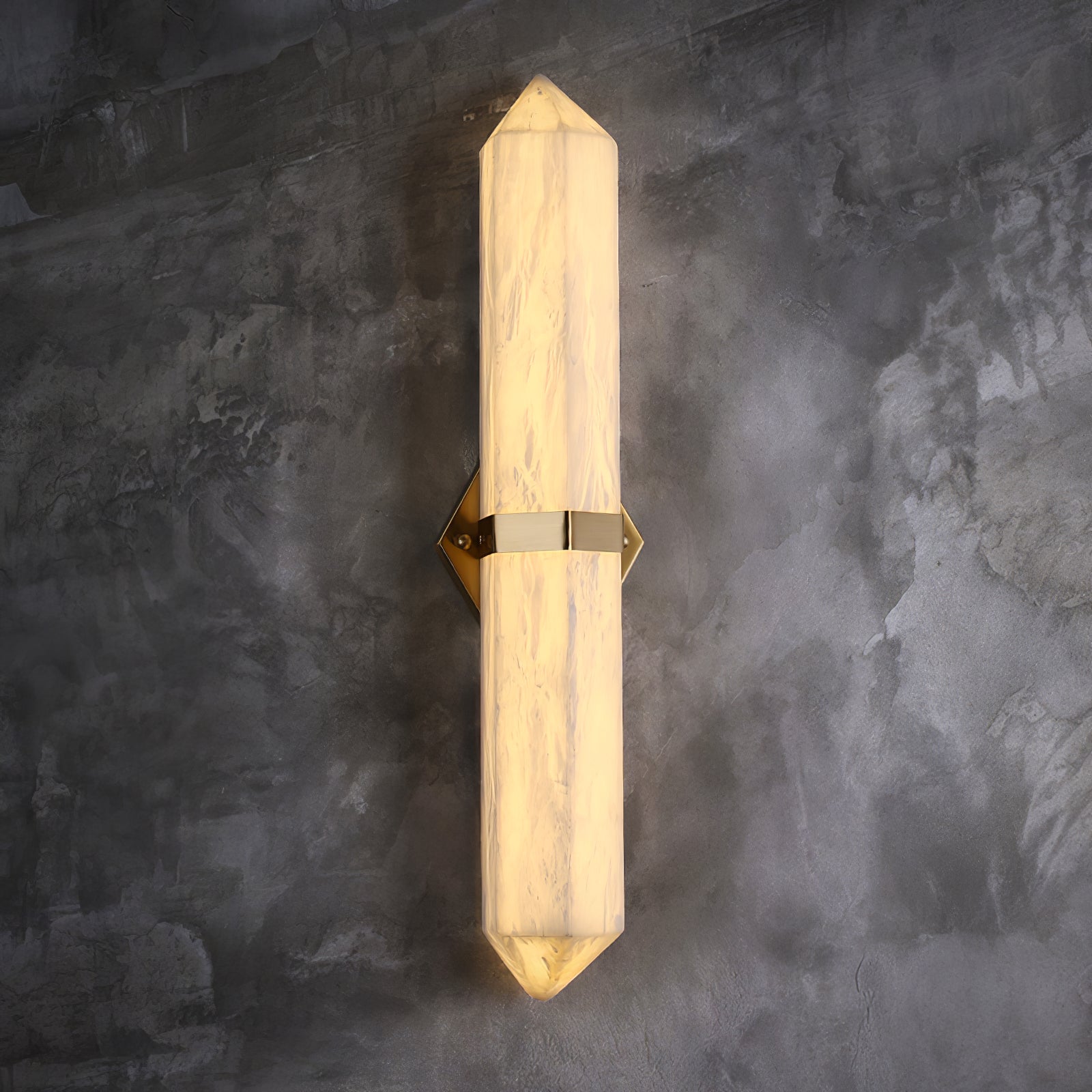 Alabaster Obelisk Wall Sconce - Blowlighting