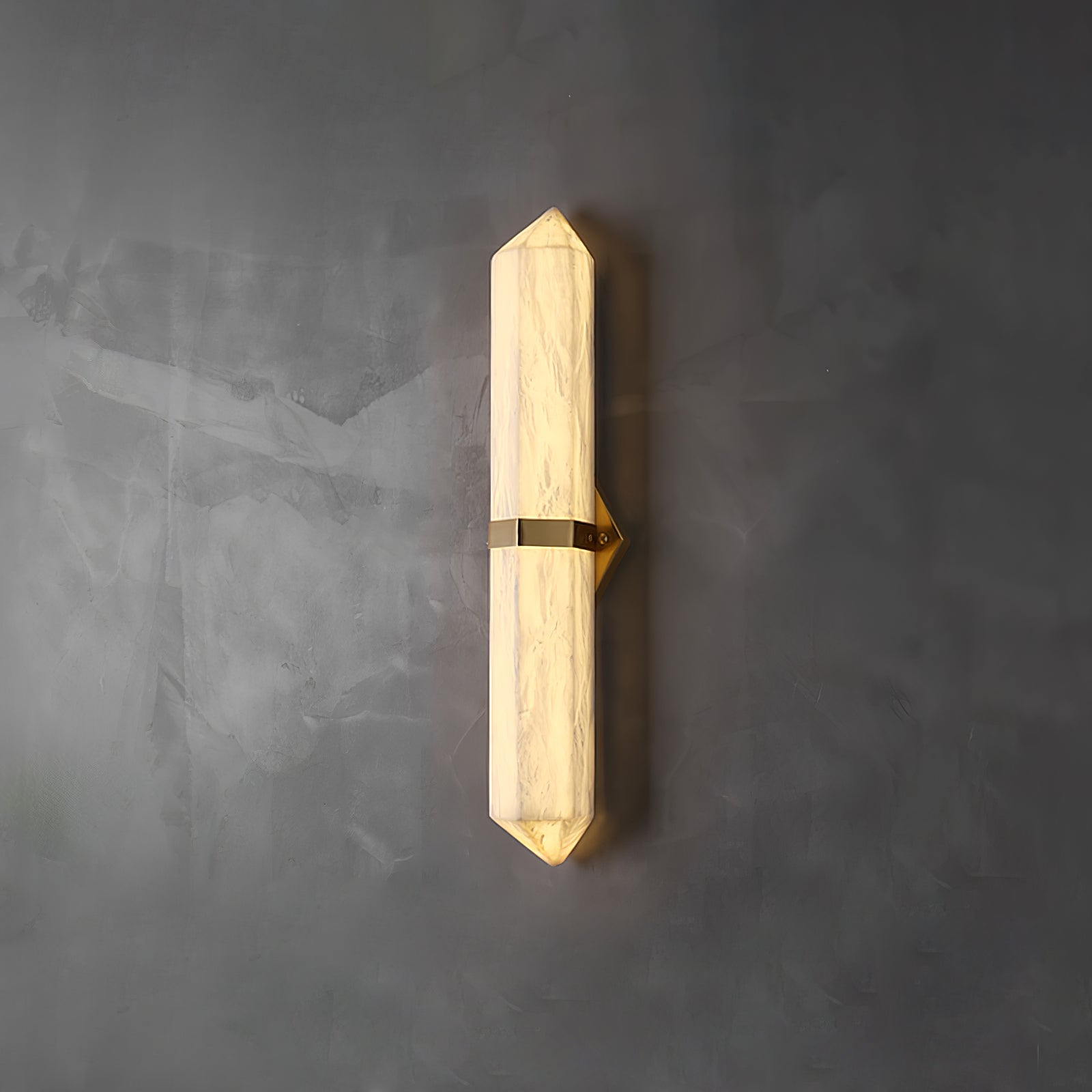 Alabaster Obelisk Wall Sconce - Blowlighting