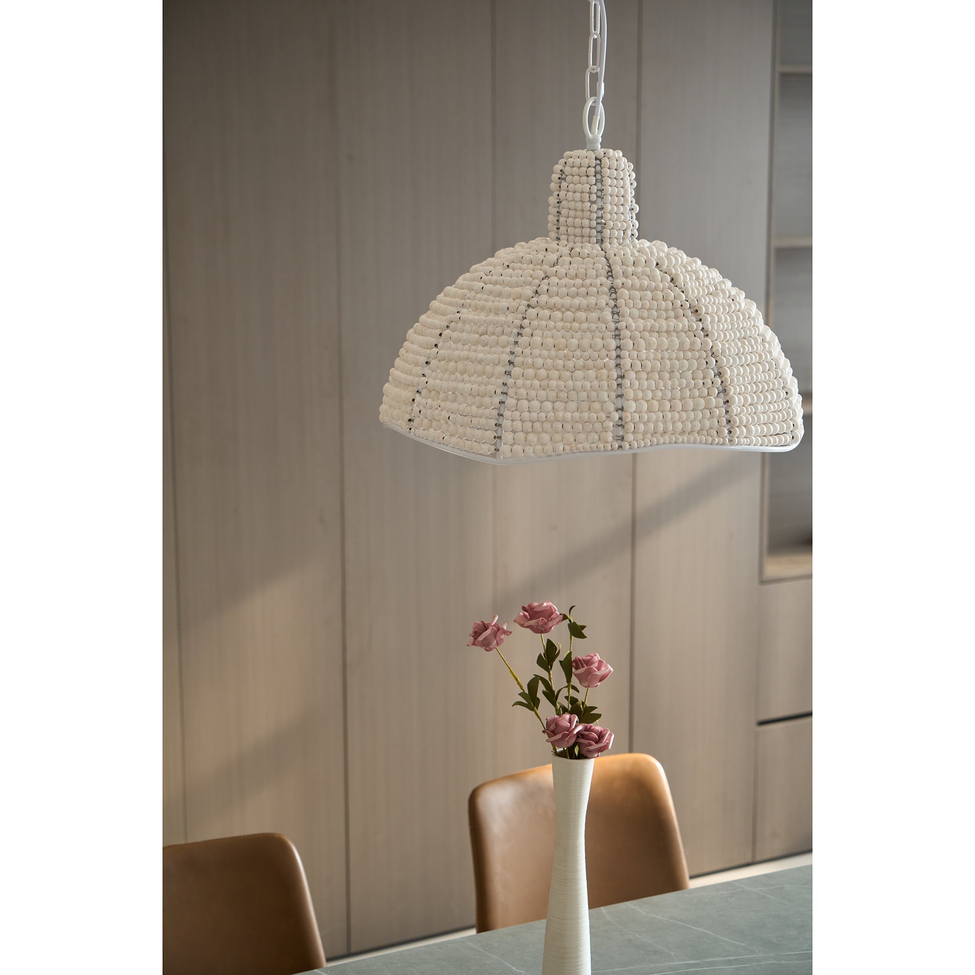 Veliraris Postmodern Luxury Metal Wood Pendant Lamp - Lamp Copper