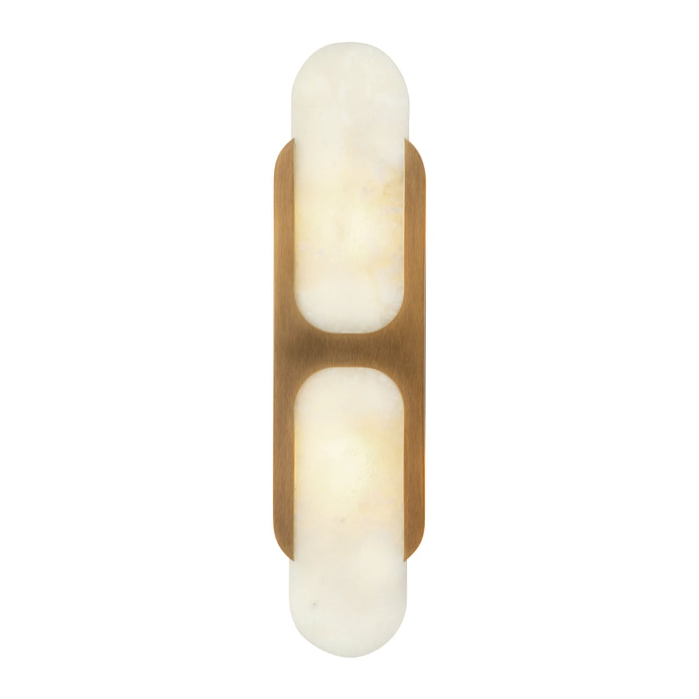 Ulthaora Double Globe Alabaster Wall Light - Neutralighting