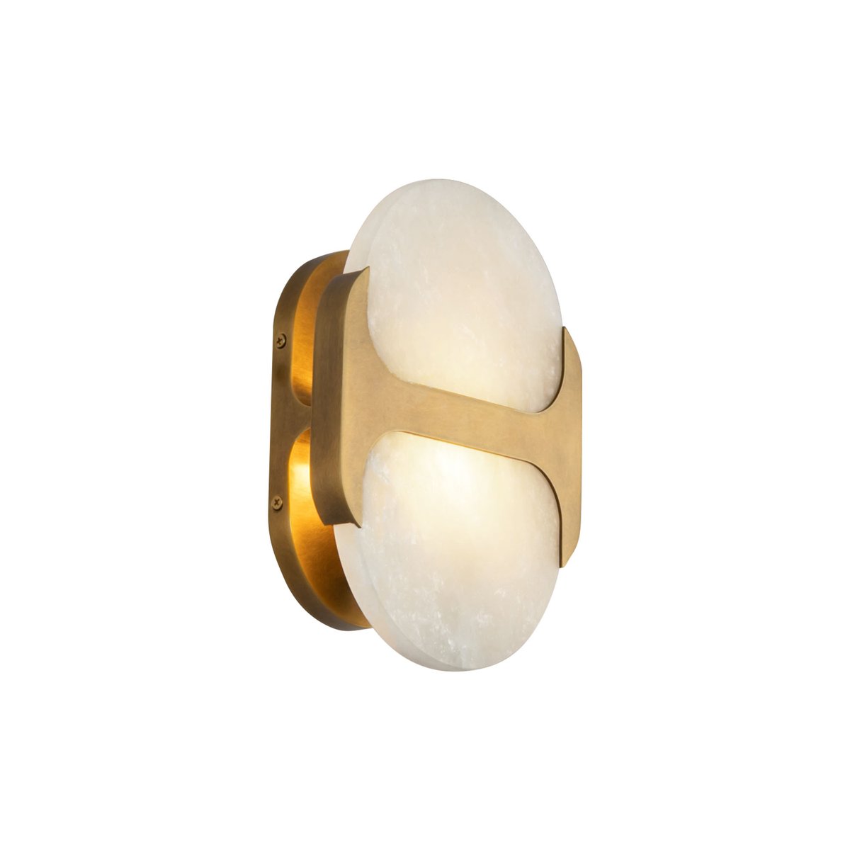 Ulthaora Double Globe Alabaster Wall Light - Neutralighting