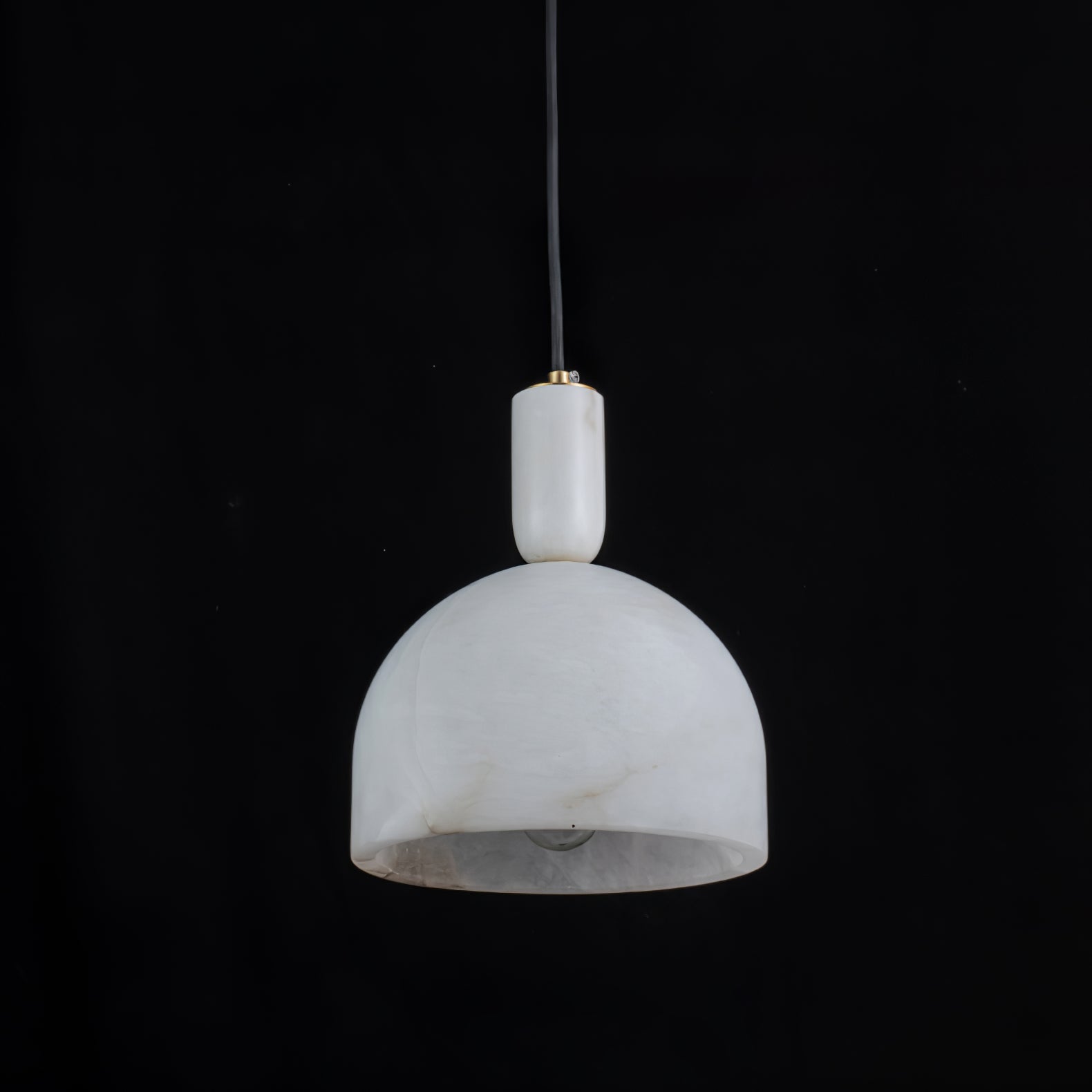 Ulcaris Modern Minimalist Alabaster Pendnat Light - Lamp Copper
