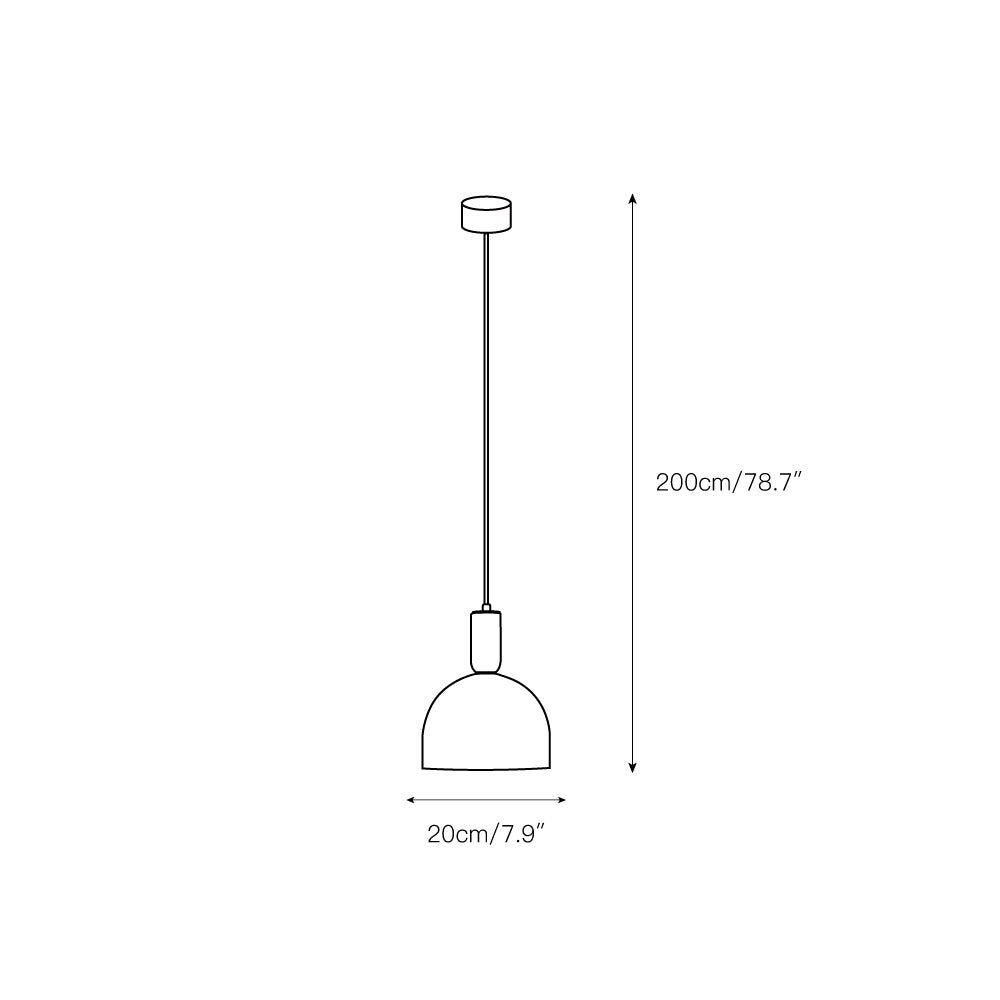 Ulcaris Modern Minimalist Alabaster Pendnat Light - Lamp Copper