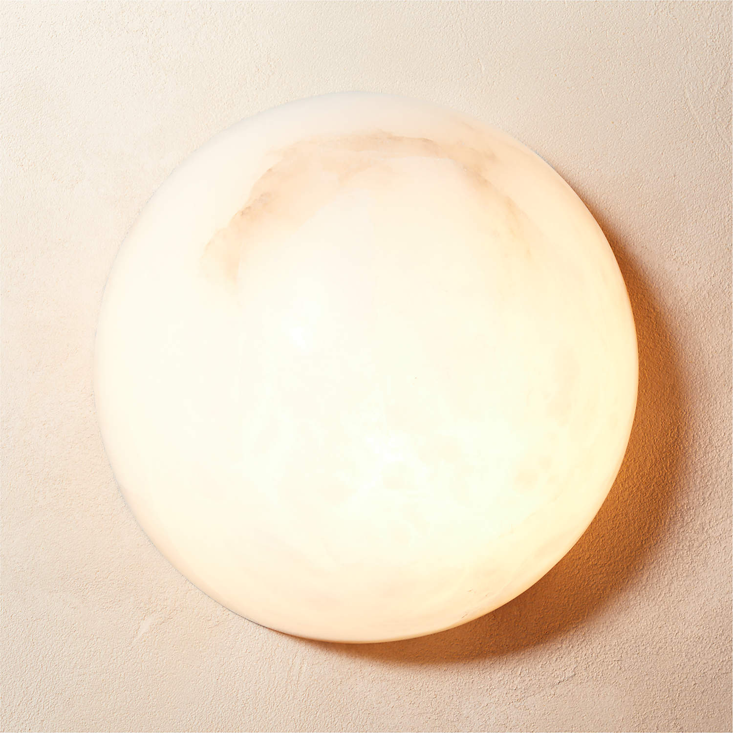 Nyraean Modern Minimalist Alabaster Wall Lamp - Lamp Copper