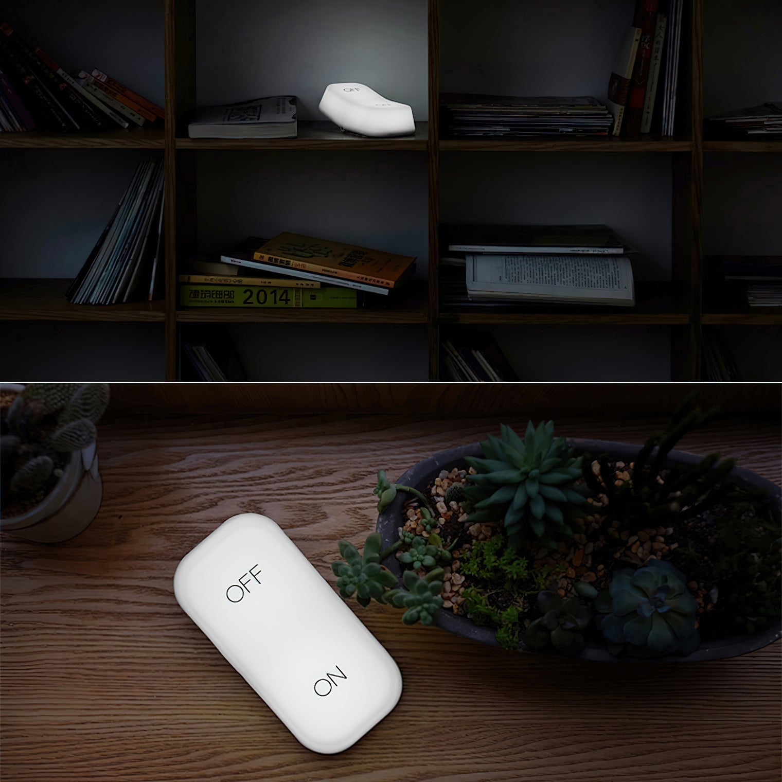 On-Off Gravity Senaor Night Lamp (built-in battery) - Lamp Copper