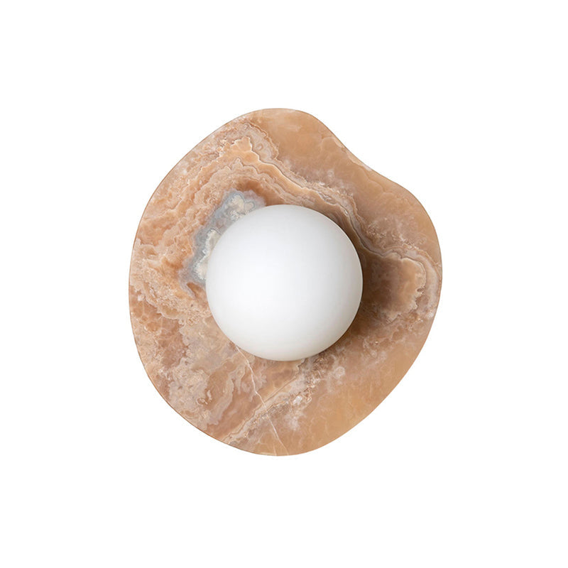 Lyvyneth Modern Minimalist Onyx Nopal Wall Lamp - Lamp Copper