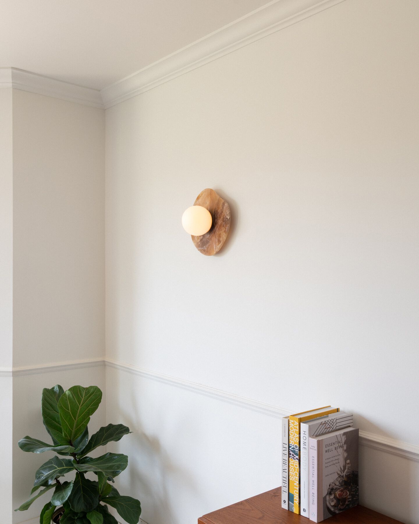 Lyvyneth Modern Minimalist Onyx Nopal Wall Lamp - Lamp Copper