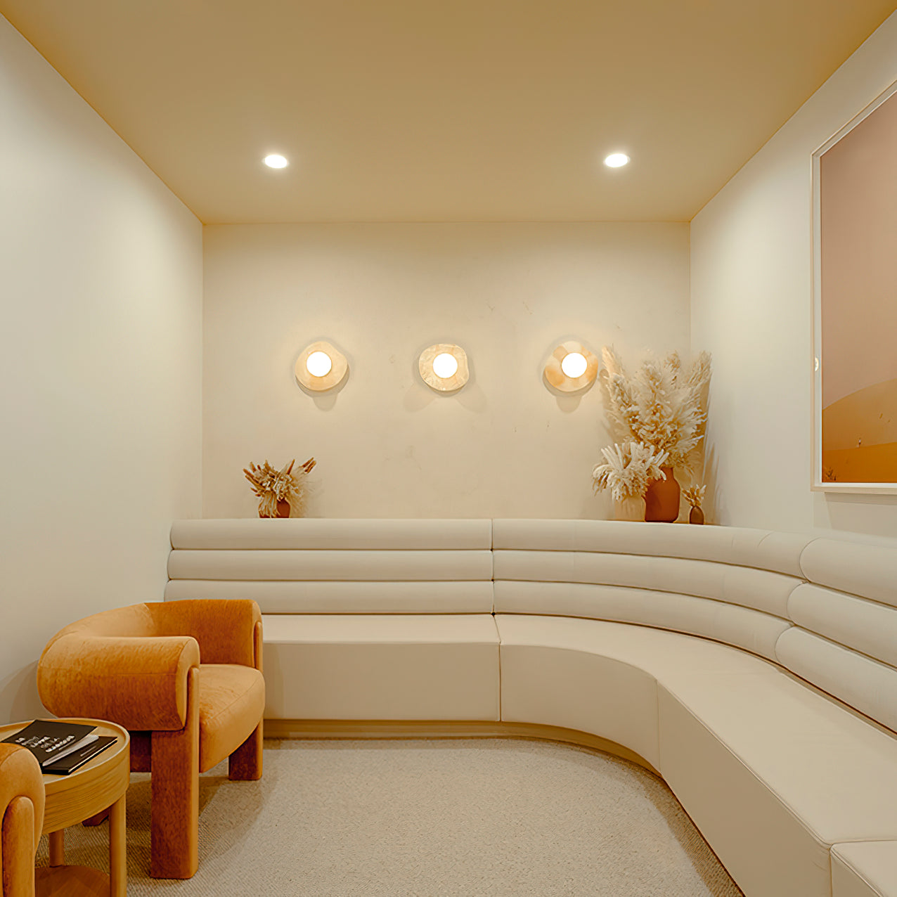 Lyvyneth Modern Minimalist Onyx Nopal Wall Lamp - Lamp Copper