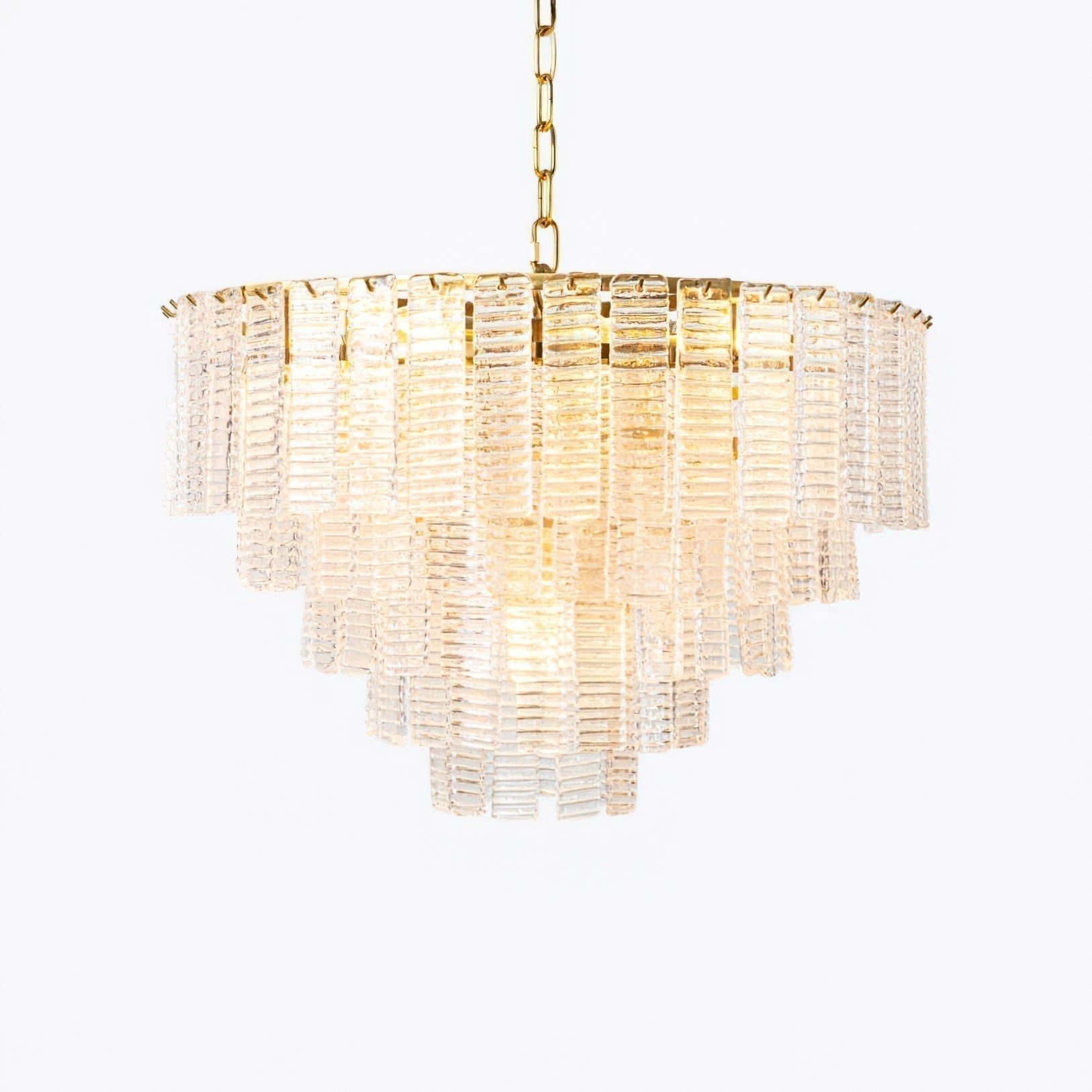 Aurora Chandelier Pink Murano Glass Layered Vintage Luxury - Neutralighting