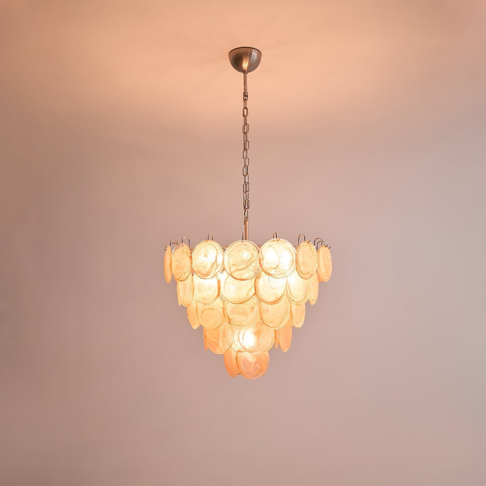 Aurora Chandelier Murano Glass Disc Classic - Blowlighting