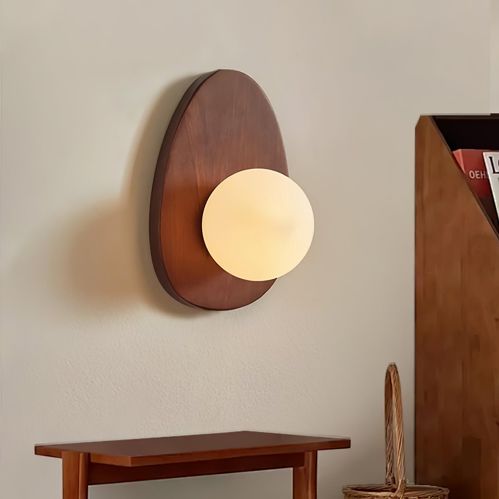 Orba Walnut Wall Lamp - Blowlighting