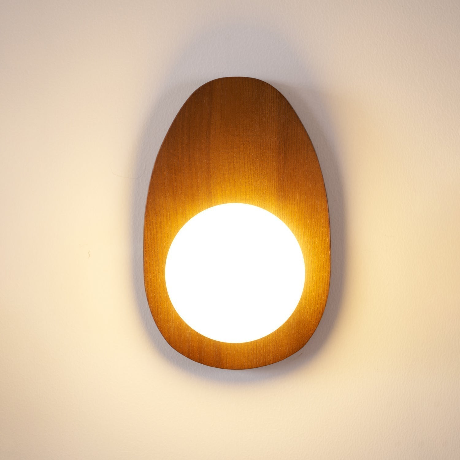 Orba Walnut Wall Lamp - Blowlighting