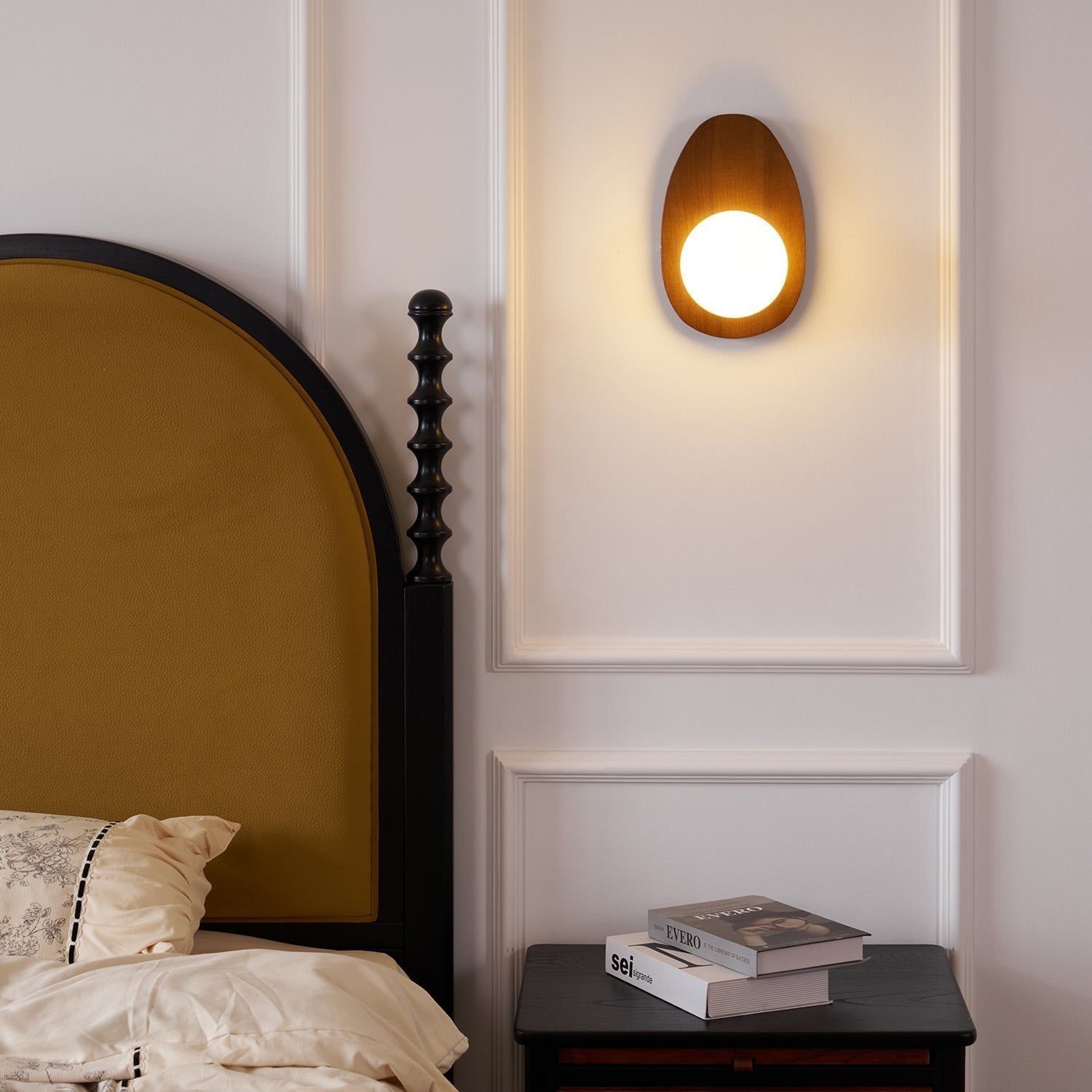 Orba Walnut Wall Lamp - Blowlighting