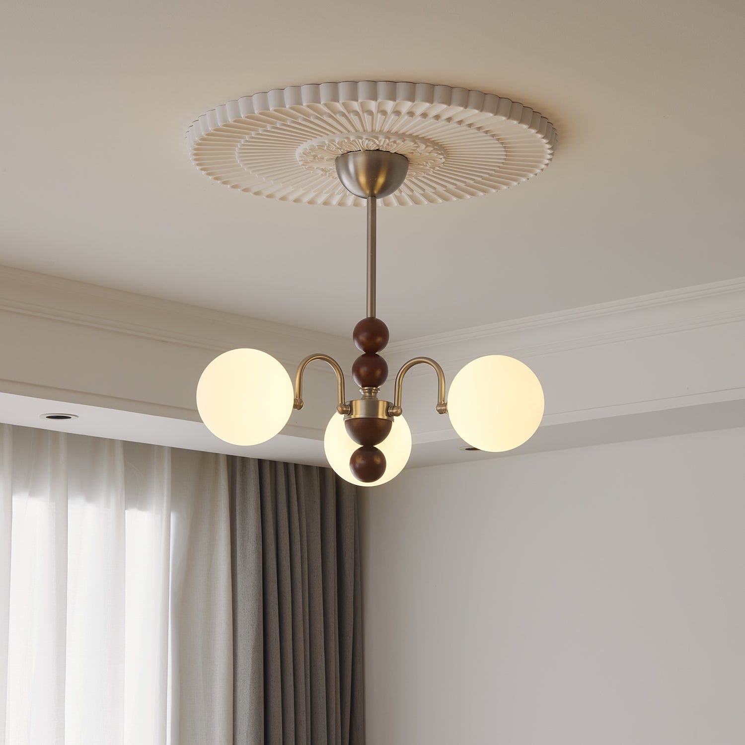 Orbital Curve Chandelier - Blowlighting