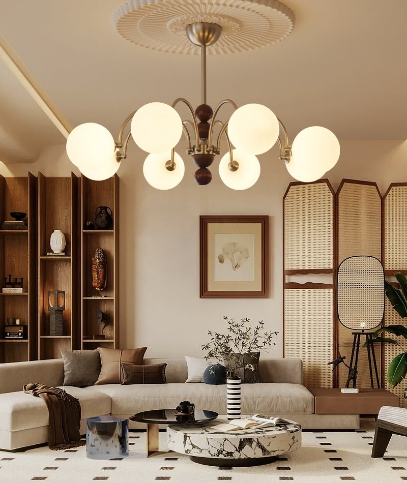 Orbital Curve Chandelier - Blowlighting