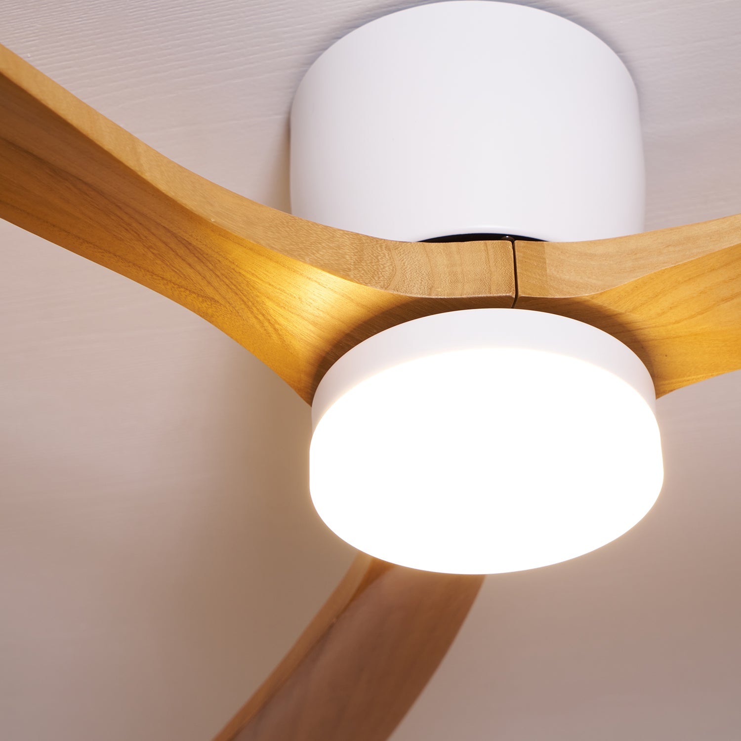Ventilatore da soffitto Nordico Ezra con luce e telecomando