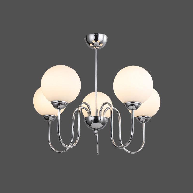 Ildorel Premium Nordic Art Brass Glass Chandelier - Lamp Copper