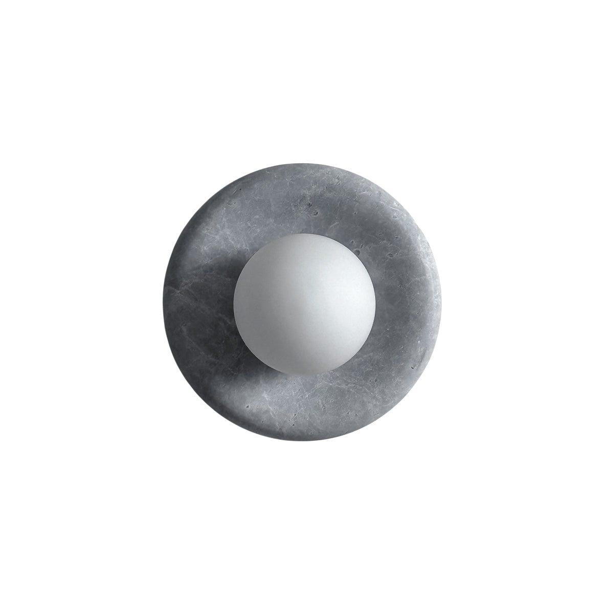 Aurvelyra Nordic Art Classic Grey Glass Marble Sconce Wall Lamp - Lamp Copper