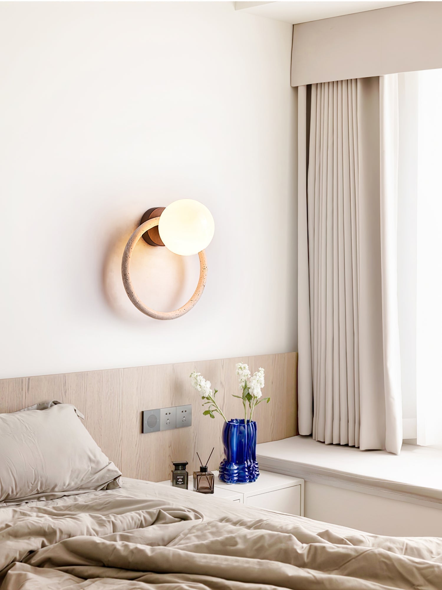 Idoryra Travertine Wall Light - Neutralighting