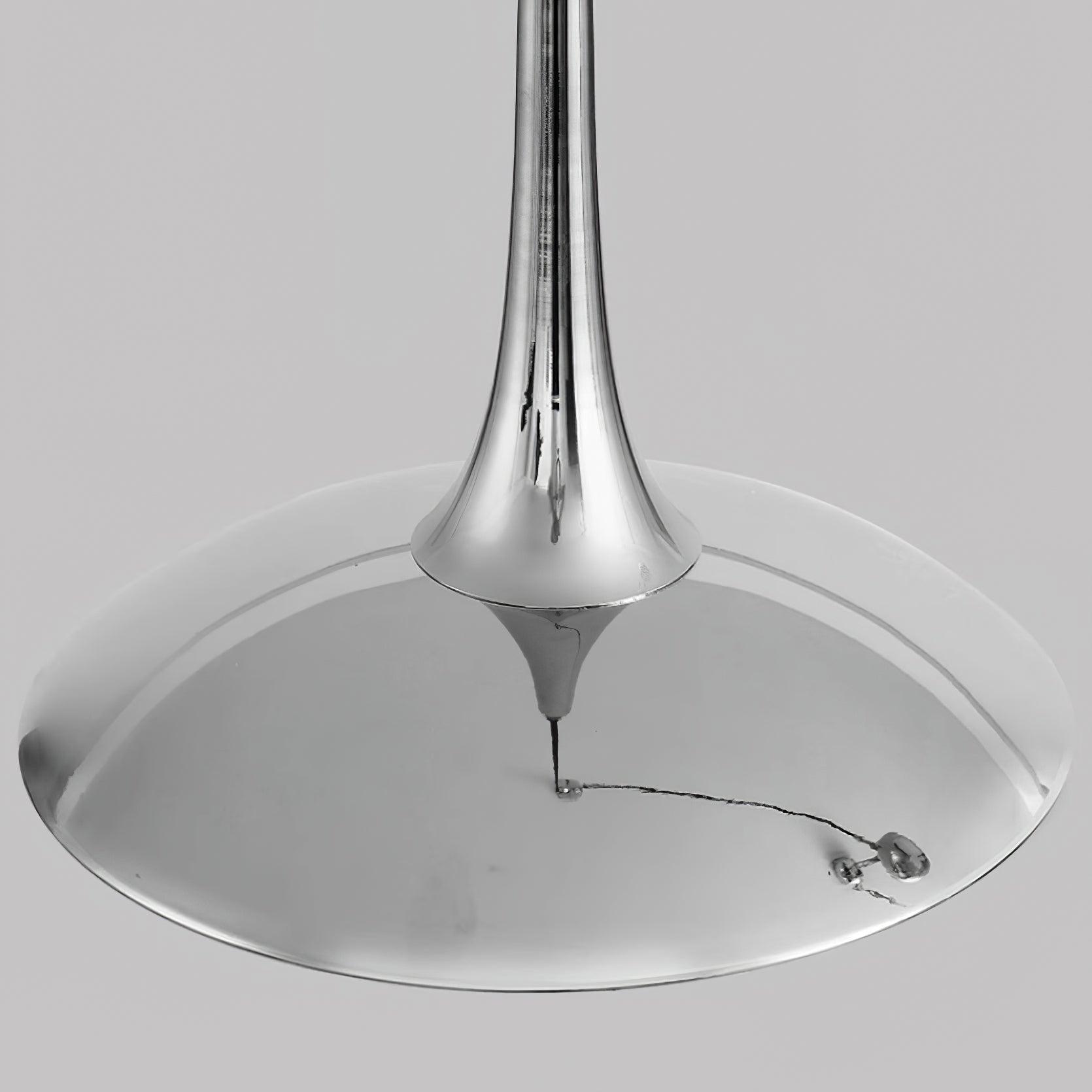 Pendant Lamp Adjustable Pulley Drop Chrome Finish Sleek Modern - Letslighting