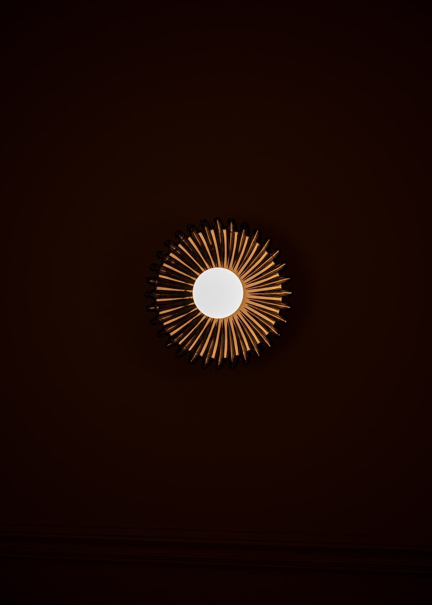 Ivvinen Premium Elegance Marble Glass Wall Lamp - Lamp Copper