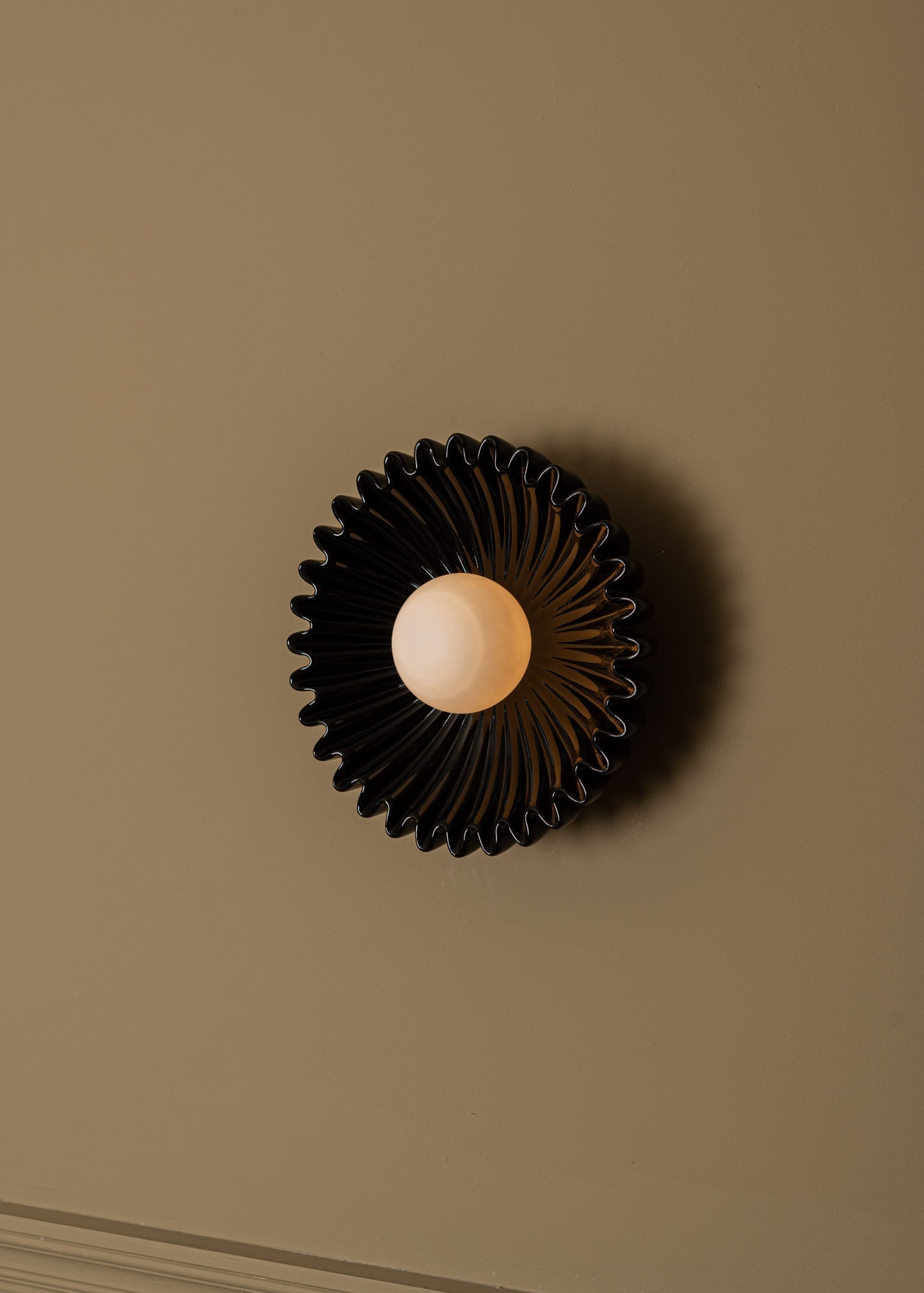 Ivvinen Premium Elegance Marble Glass Wall Lamp - Lamp Copper