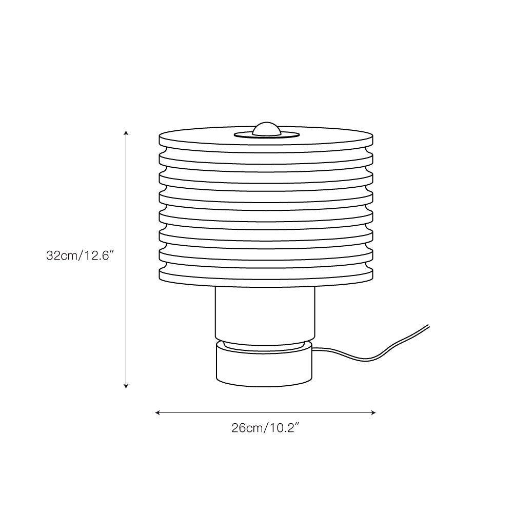 Outela Table Lamp - Lamp Copper