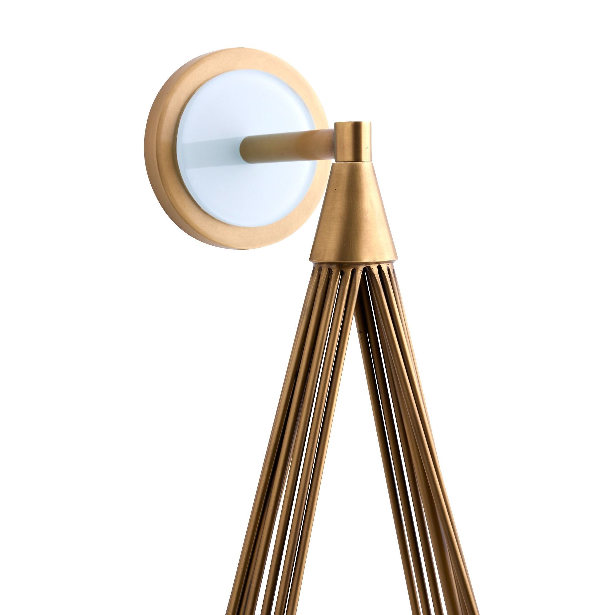 Zemirir Modern Minimalist Brass Glass Wall Lamp - Lamp Copper