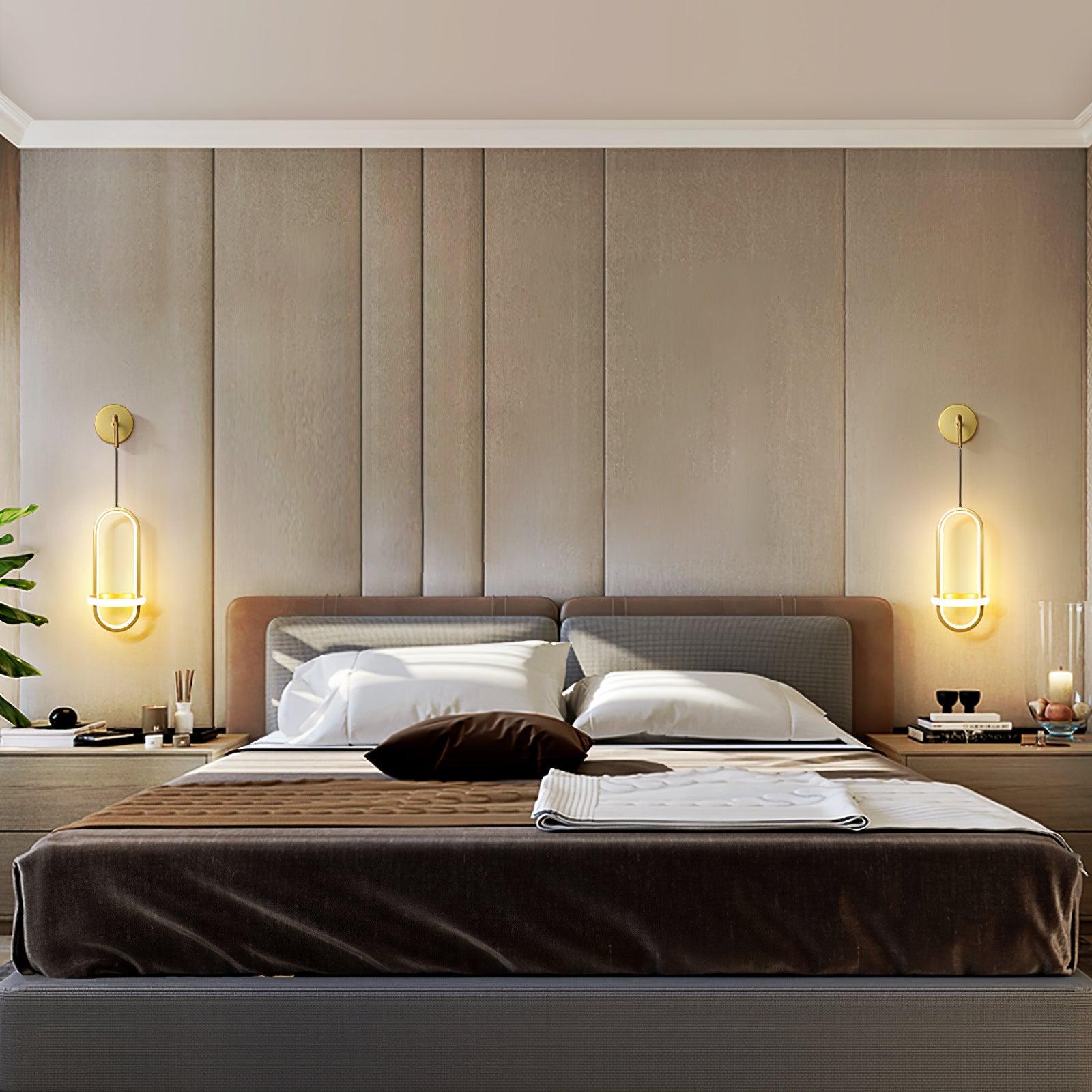 Oval Brass Wall Light - Blowlighting