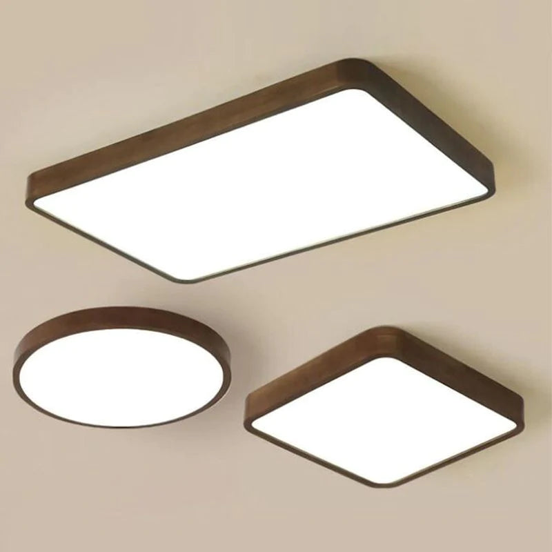 Muto Moderno LED Geometriche Plafoniere Legno/Acrilico Sala da Pranzo