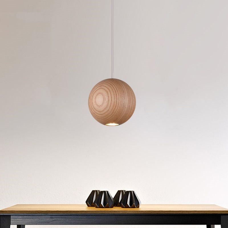 Muto Legno Log Globo Minimalista Lampade a Sospensione