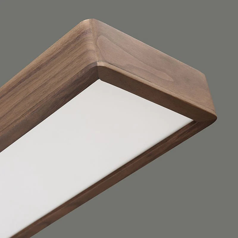 Muto Plafoniere Rettangolare Legno/Acrilico Camara da Letto