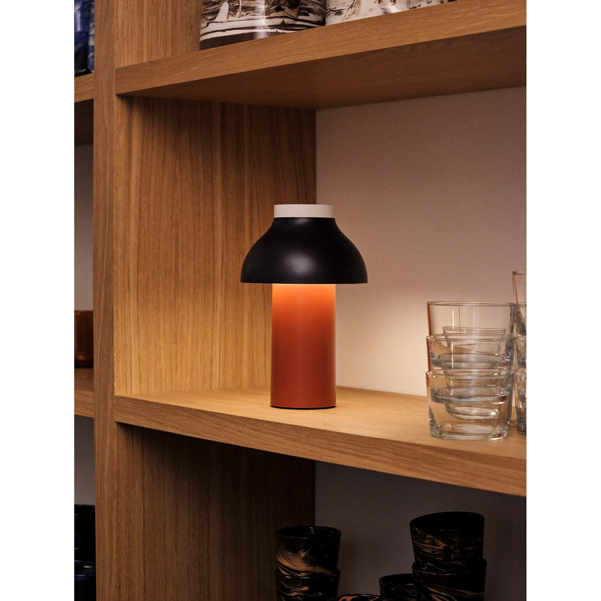 PC Portable Table Lamp (Built-in Battery) - Lamp Copper