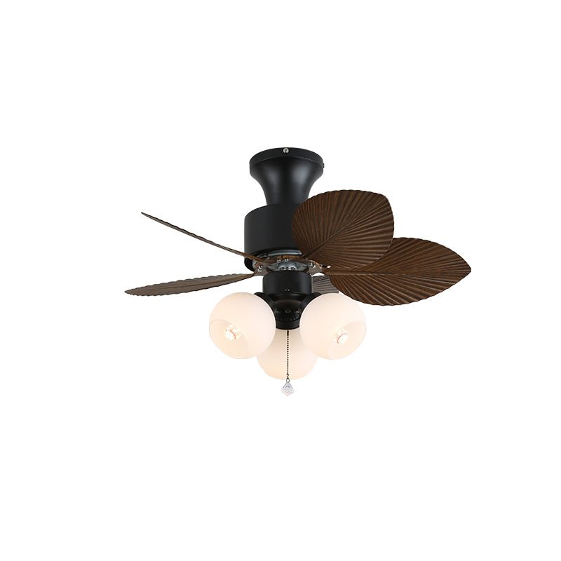 Ventilatore da soffitto Liora Tropicale con luce in vetro