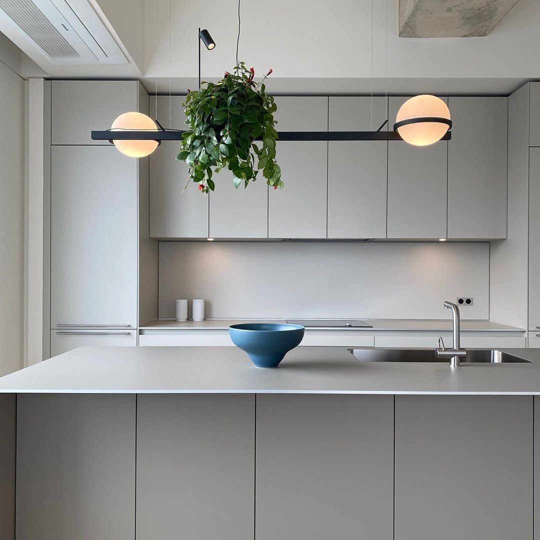 Vacaria Modern Minimalist Metal Plastic Pendant Lamp - Lamp Copper