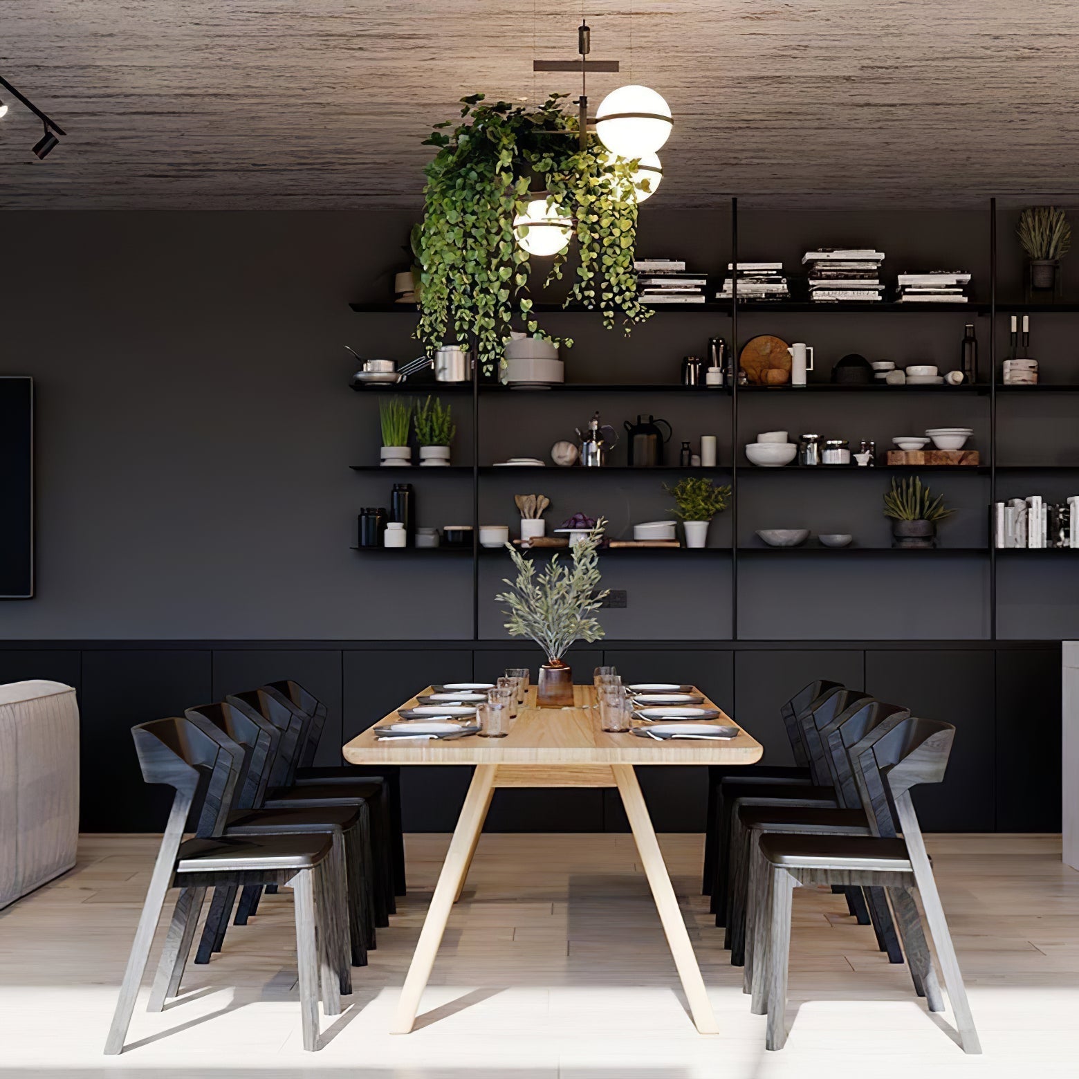 Vacaria Modern Minimalist Metal Plastic Pendant Lamp - Lamp Copper