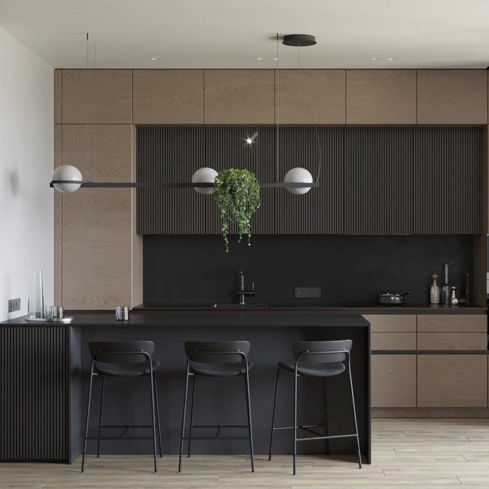 Vacaria Modern Minimalist Metal Plastic Pendant Lamp - Lamp Copper